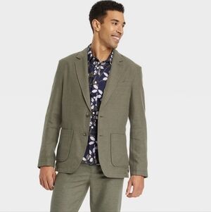 Men's Olive Blazer